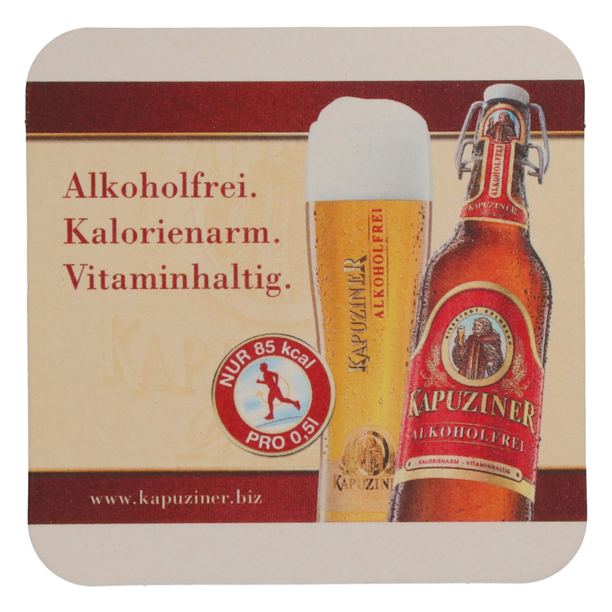 100x podkładki pod piwo Kulmbacher Reichelbräu  Kapuziner Alkfrei – Widok 4