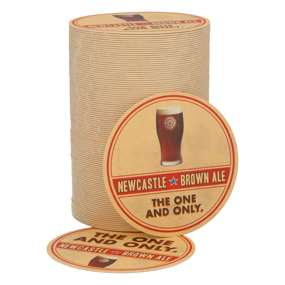 100x  Podkładki pod piwo Newcastle Brown Ale the one and only