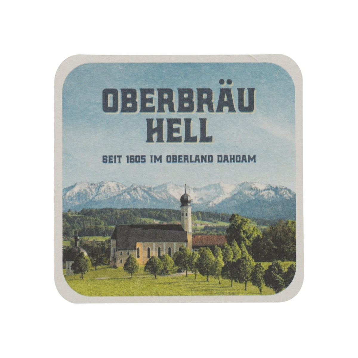 100x Podstawki pod piwo Oberbräu Hell 11cm szklane podstawki piwo filc papier Piwo