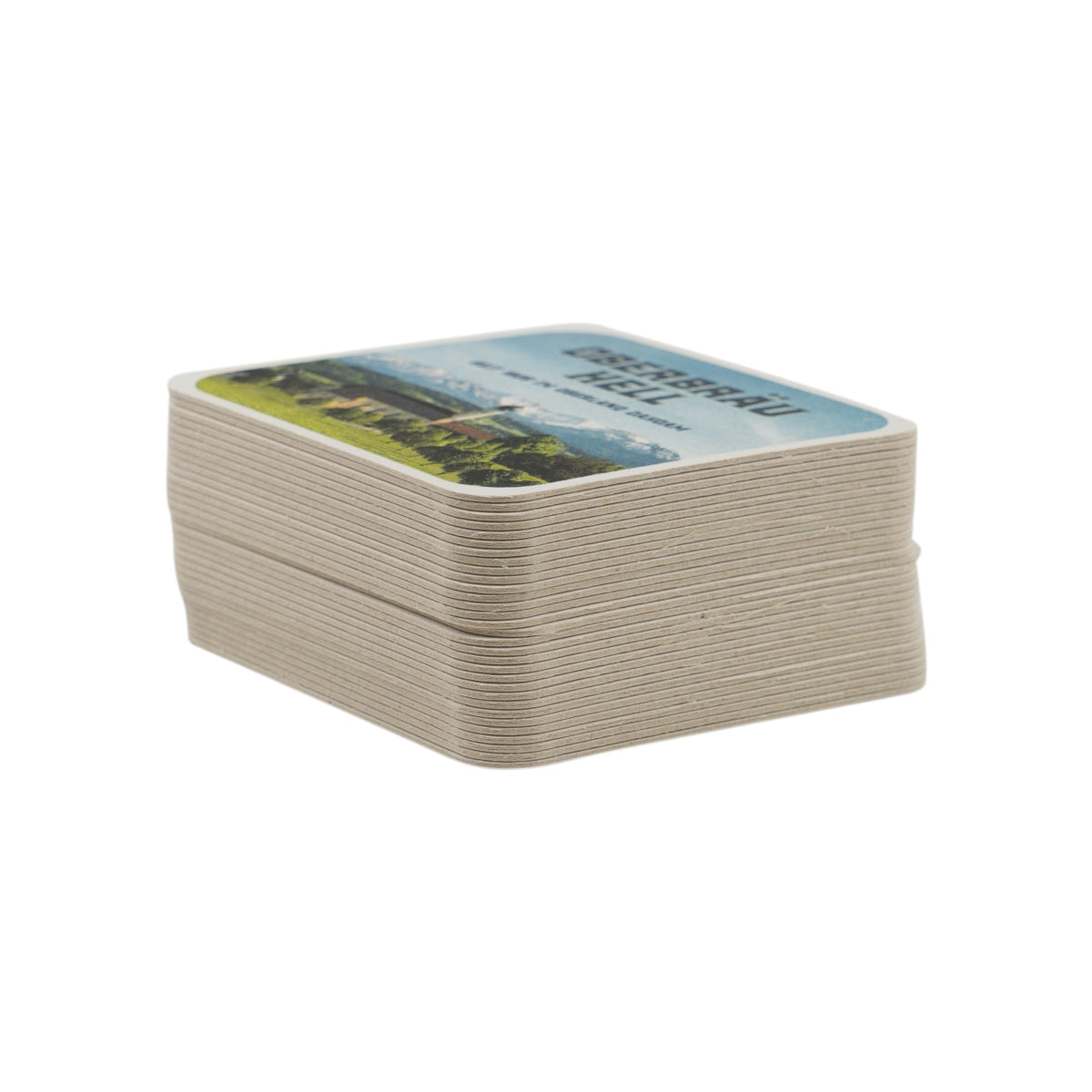 100x Podstawki pod piwo Oberbräu Hell 11cm szklane podstawki piwo filc papier Piwo – Widok 3