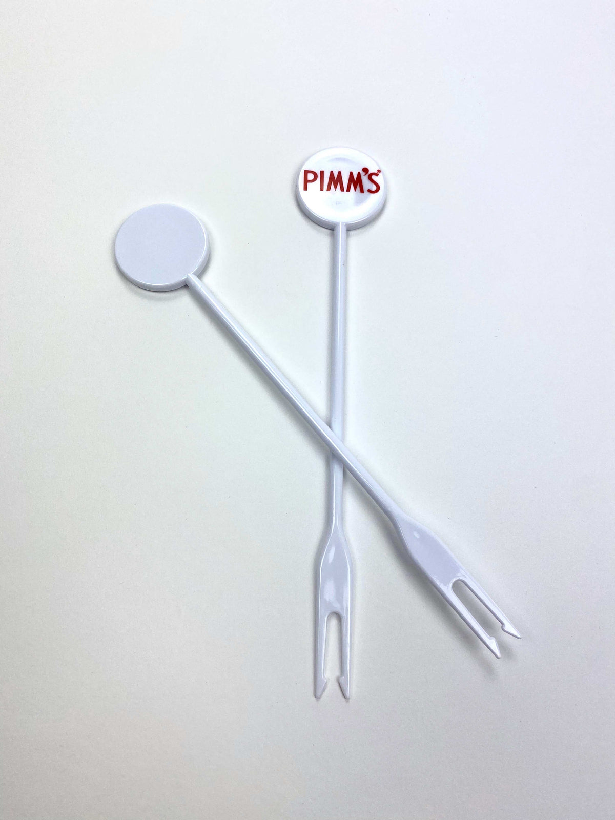100x Pimms likier szaszłyk owocowy plastikowy biały – Widok 2