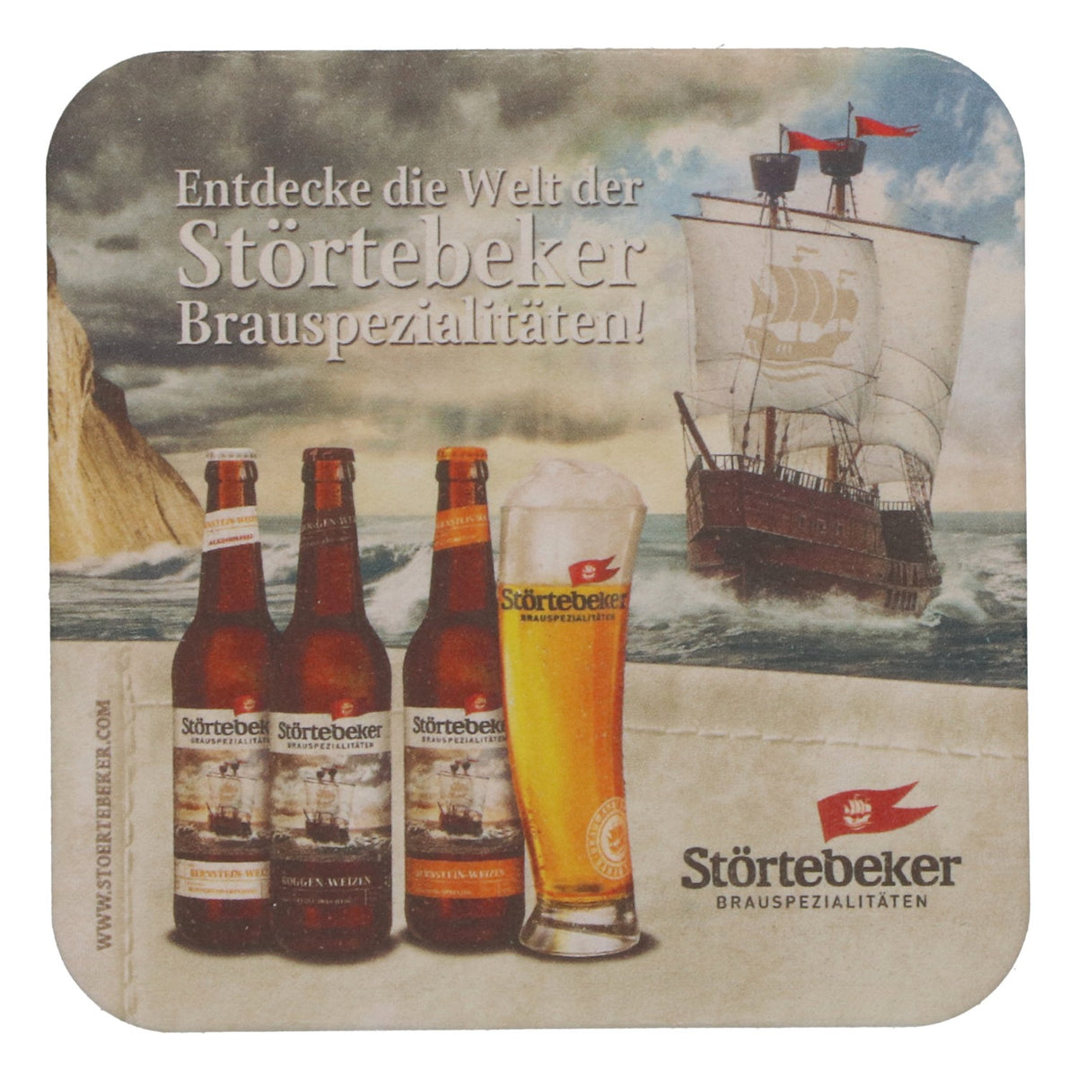 100 szt. podkładek pod piwo Störtebeker „Bernstein-Weizen” – impreza piwna – Widok 3