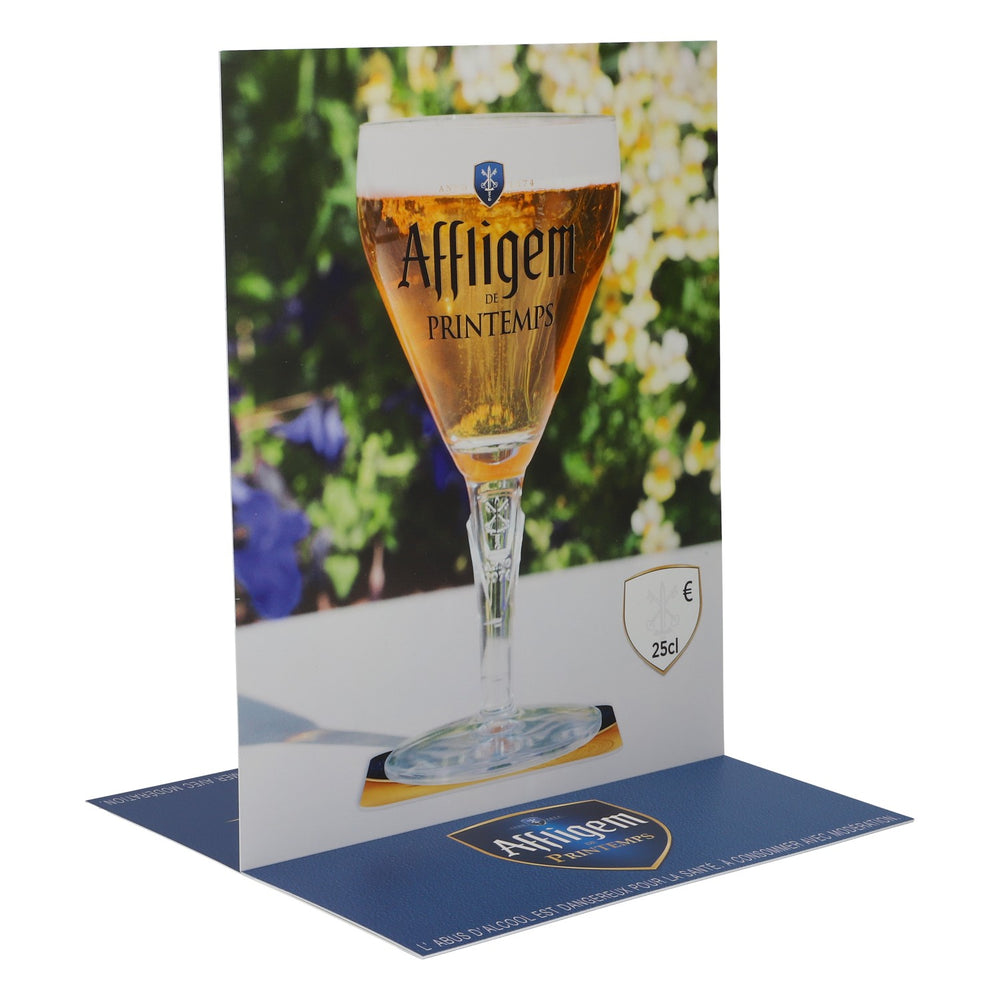 10 sztuk stojaków na piwo Affligem, 28,5 x 17,5 cm