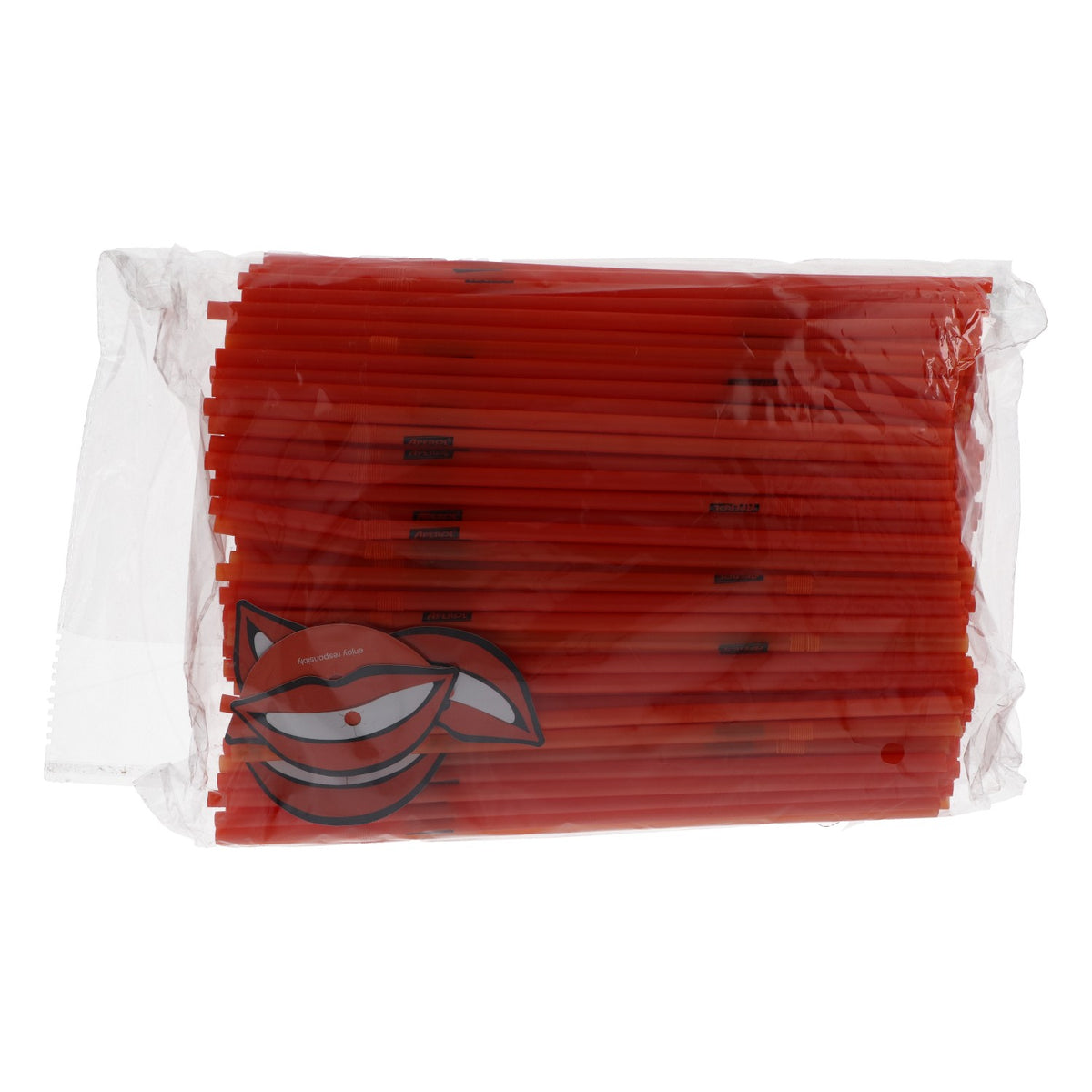 10x Aperol Spritz Likier Słomka Pomarańczowe słomki Plastikowe 24 cm – Widok 3