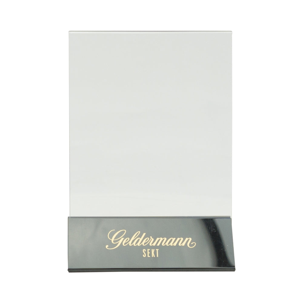 10x Geldermann Wino musujące Stół Wyświetlacz Karty Menu Uchwyt Napoje Jedzenie Gastro