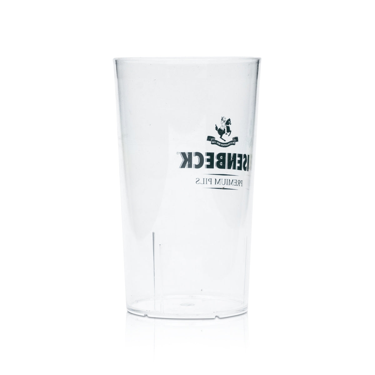 10x kubek wielokrotnego użytku na piwo Isenbeck 0,3 l Festival Beer Cup, szklany, można układać w stosy, imprezowy – Widok 3