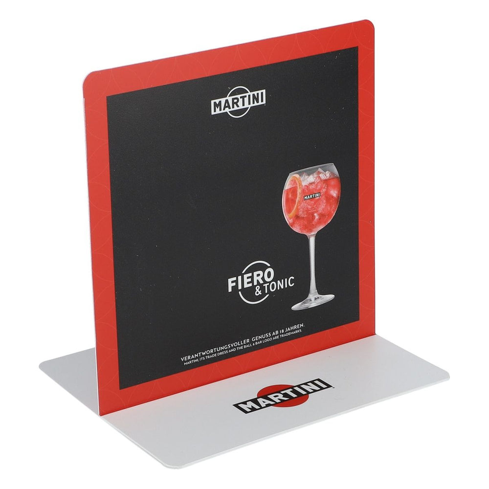 10x Martini stojak stołowy Tablica papierowa Stojak reklamowy Tablica reklamowa Gastronomia