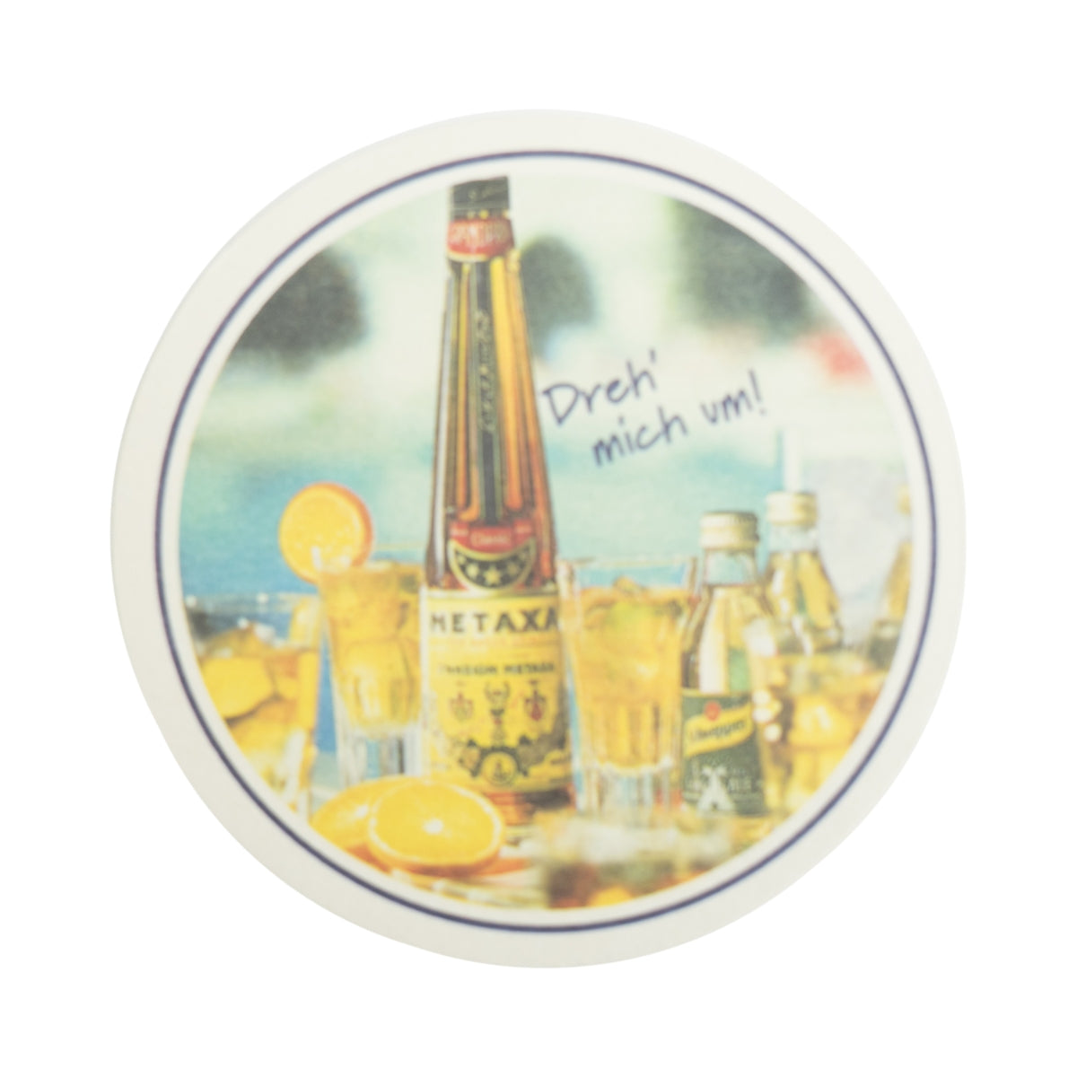 10x zestaw podstawek pod brandy Metaxa 10x podstawka + 100x szklanki do piwa – Widok 4