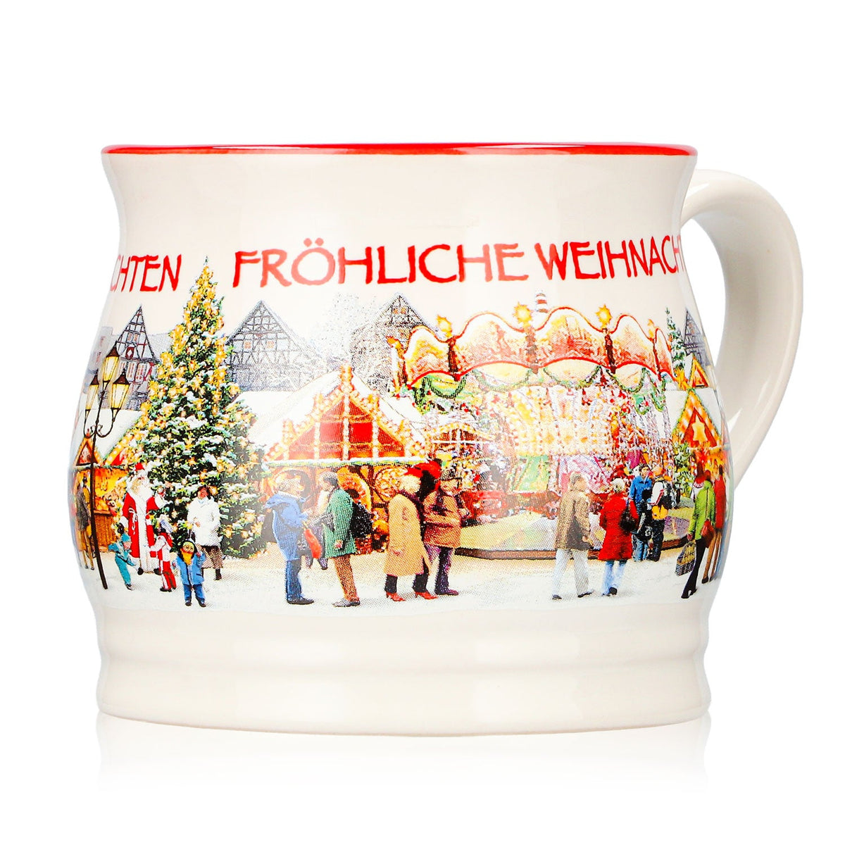 2 kubki do grzanego wina Mohaba „Punschtöpfchen” – Wesołych Świąt, Chamonix, 0,2 l, z podziałką – Widok 3