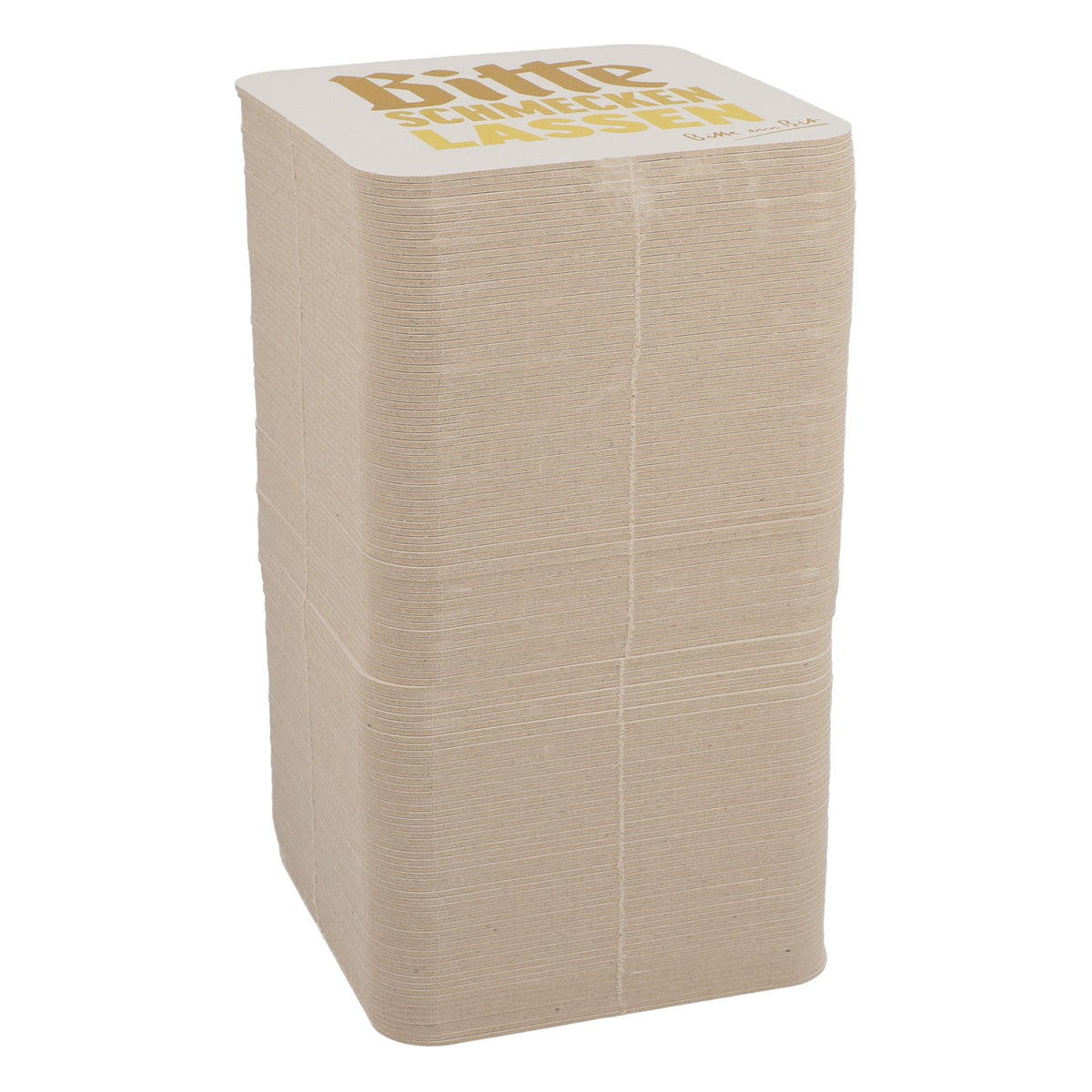 125x podkładki pod piwo Bitburger 9x9 cm „Bitte Danke” („Proszę, dziękuję”) z napisem „Bitte schmecken lassen” („Proszę spróbować”) na odwrocie – Widok 3