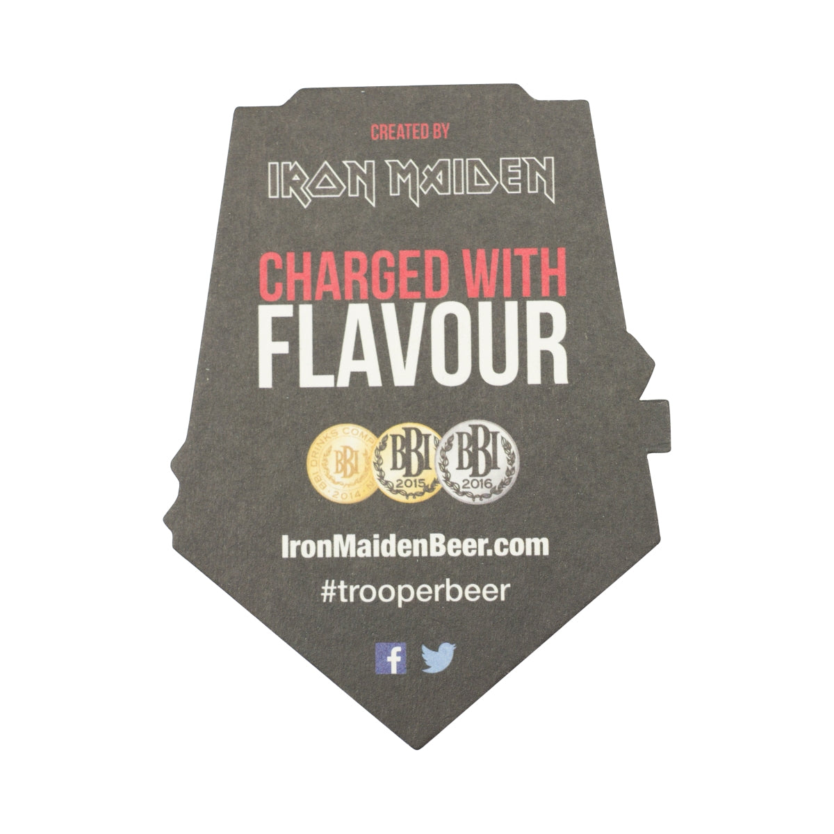 125x podstawki pod piwo Robinsons Iron Maiden Edition Trooper szklane podstawki Bar – Widok 2