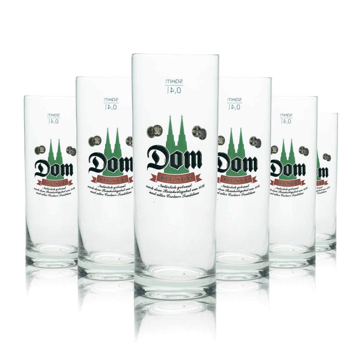 12x Szklanka do piwa Dom Kölsch 0,4l Stange Sahm Willi Mug Tumbler Szklanki Kolonia Pils