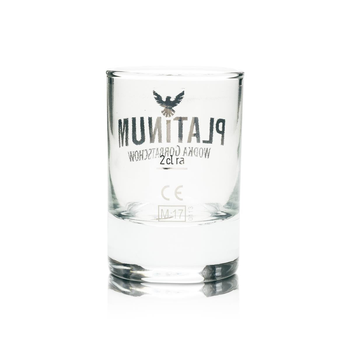 12x Gorbachev Vodka Glass Shot Platinum 2cl – Widok 3
