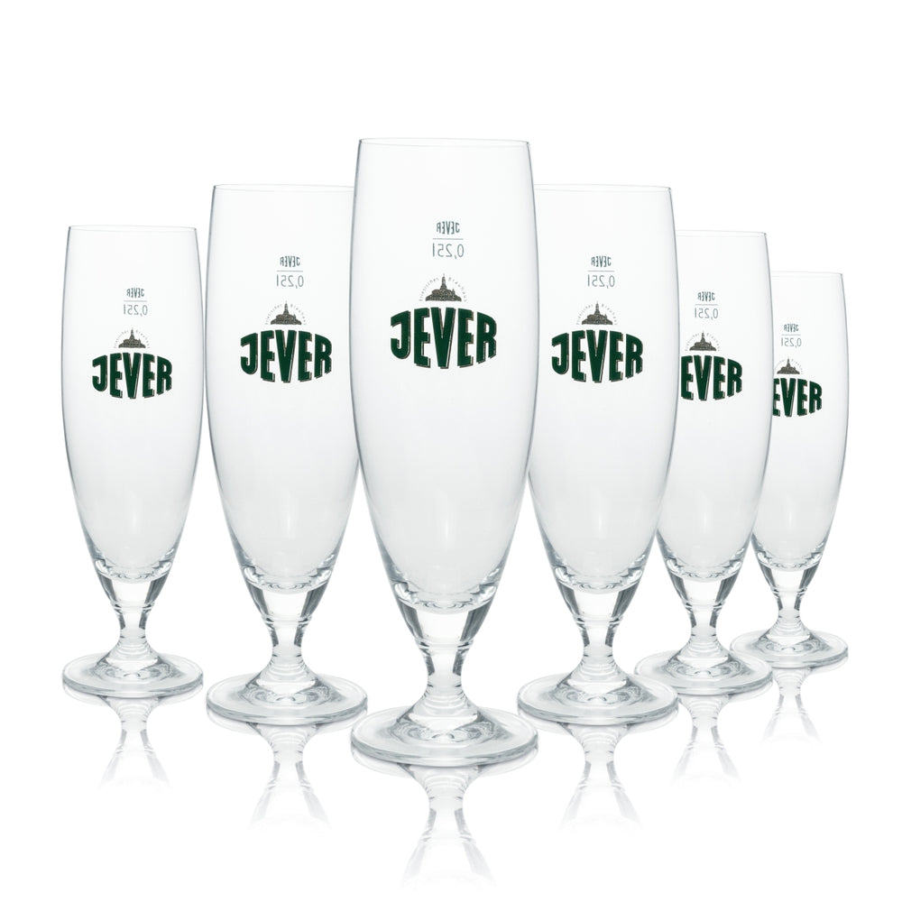 12x szklany kielich do piwa Jever 0,25l