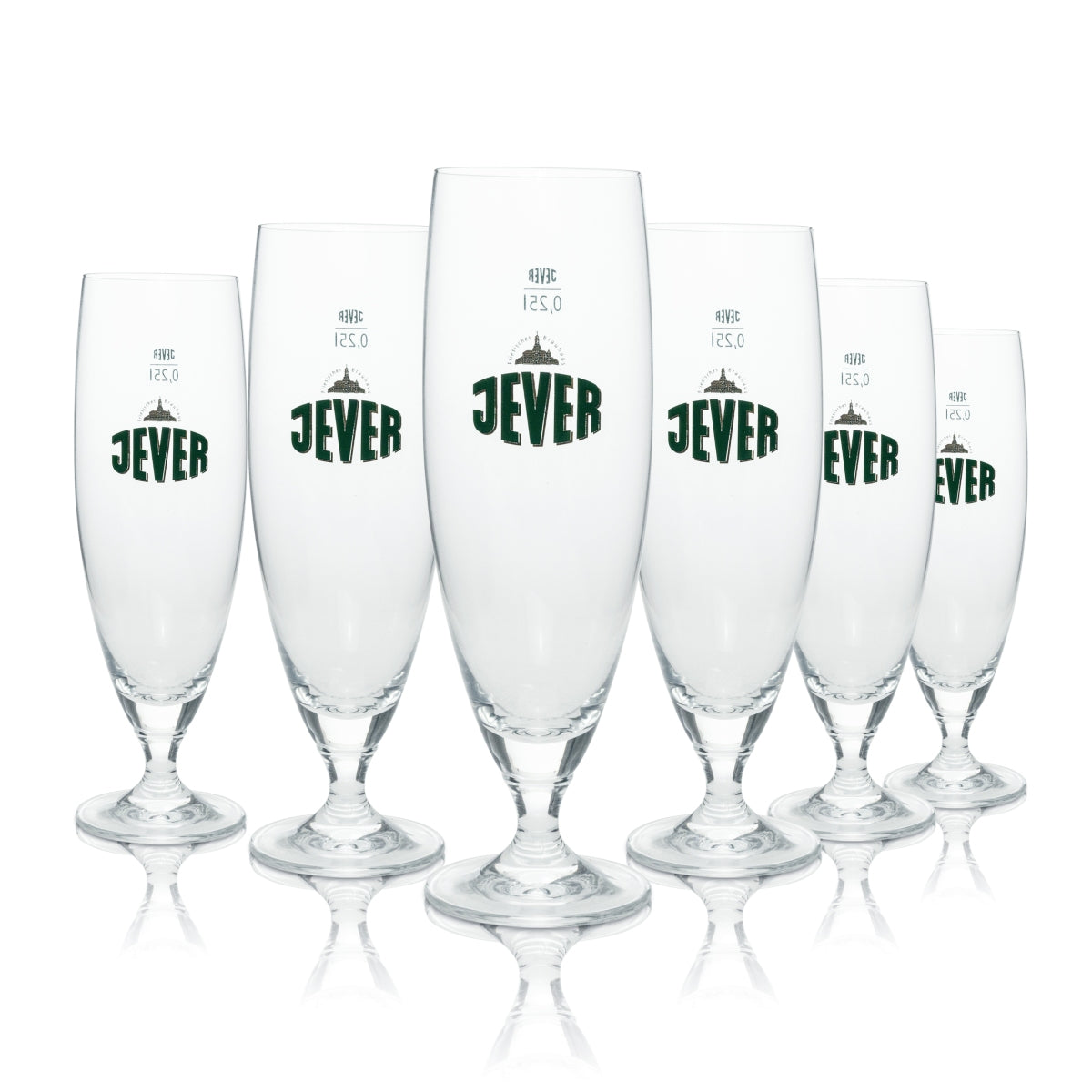12x szklany kielich do piwa Jever 0,25l