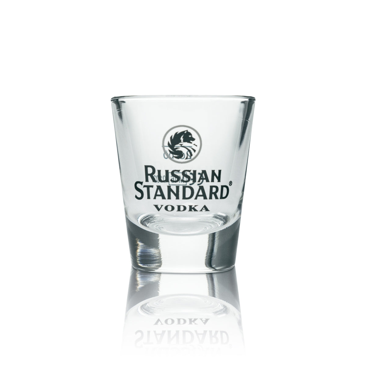 12x kieliszki do wódki Russian Standard z logo 2cl – Widok 2