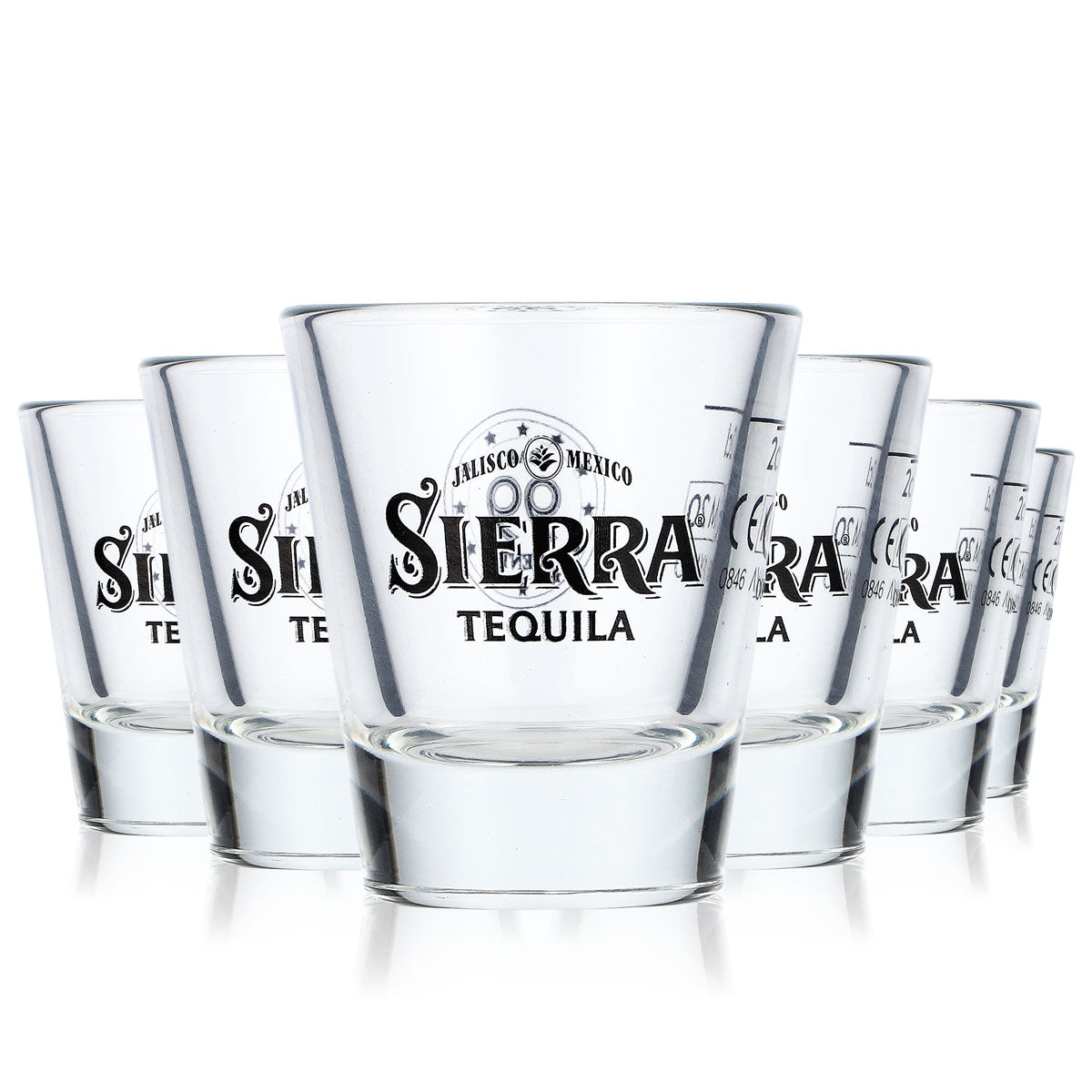 12x Sierra Tequila Kieliszek do tequili 2 cl Edycja specjalna „Bar 99 Cent” Vicrila