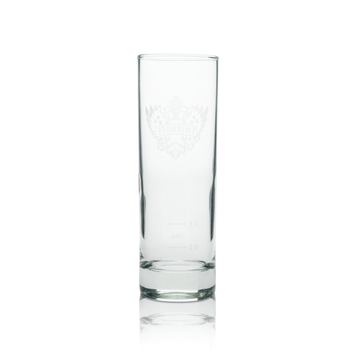 12x kieliszek do wódki Smirnoff longdrink cienki biały logo 220ml – Widok 3