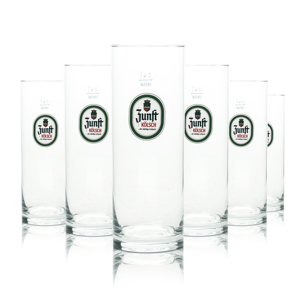 12x Szklanka do Piwa Gildia 0,4l Kölsch Stange Kufel Rastal Szklanki Pils Kolonia Bar Piwny