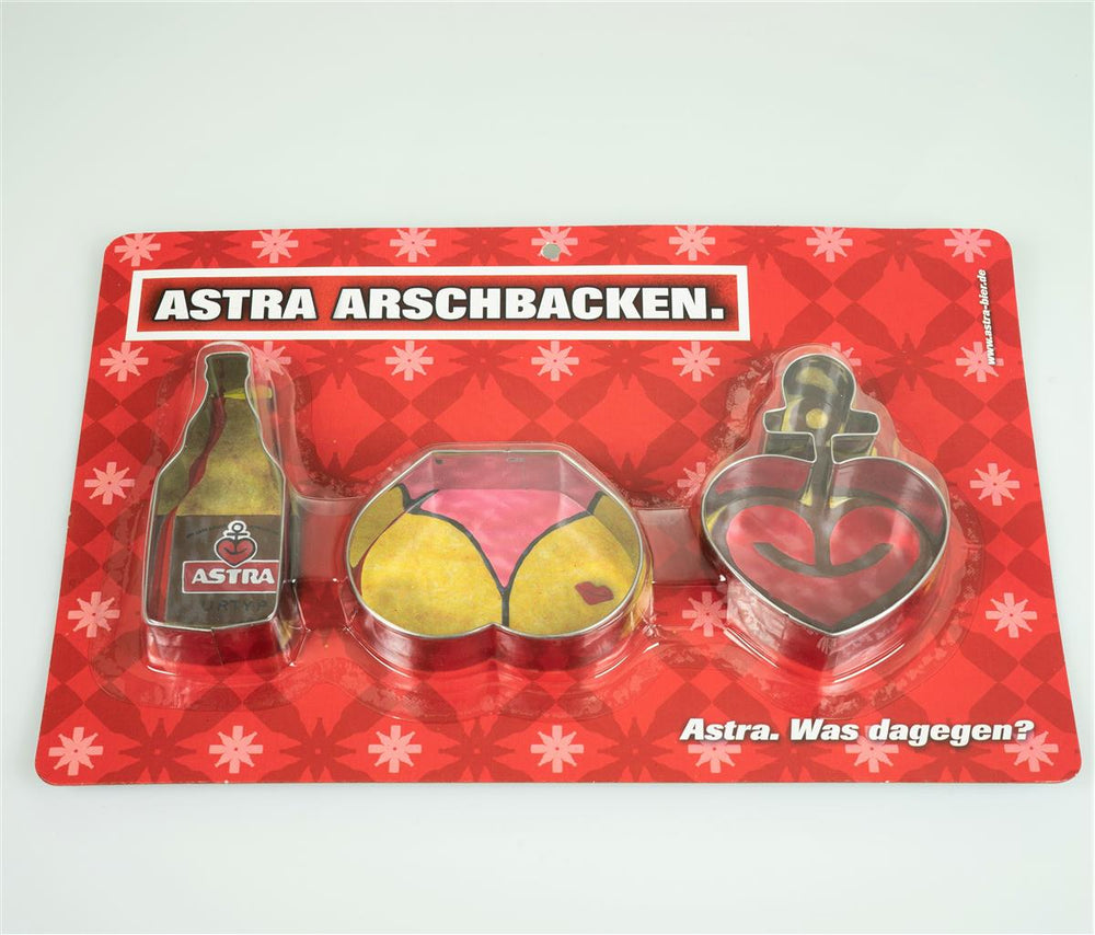 1x Zestaw 3 foremek do wykrawania policzków z piwa Astra