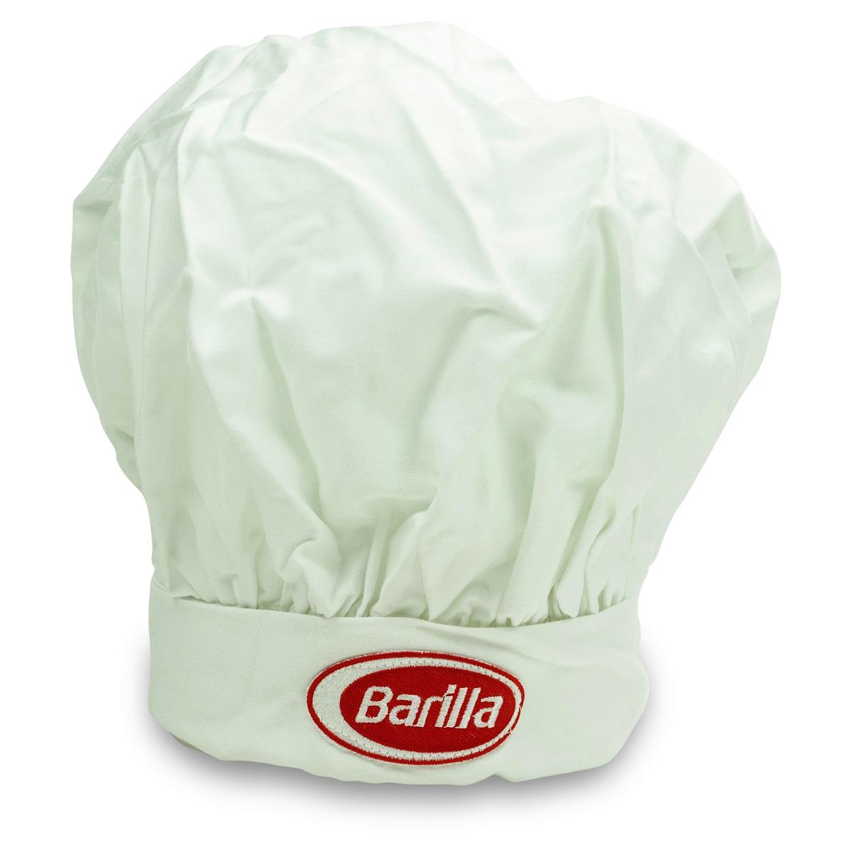 1x czapka szefa kuchni Barilla biała regulowana