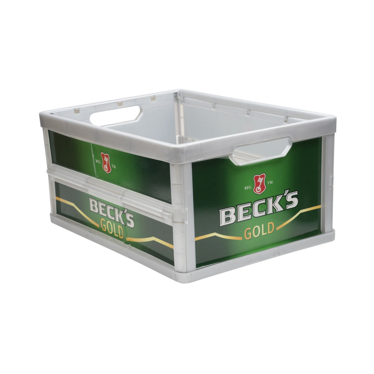 1x Becks składane pudełko na piwo Becks-Gold 47x35x23 – Widok 2