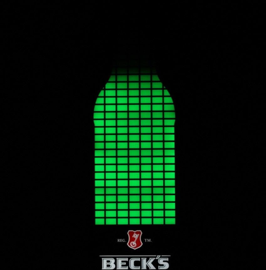 1x Becks piwo neon 80x20 Equilizer wyświetlacz butelki – Widok 4