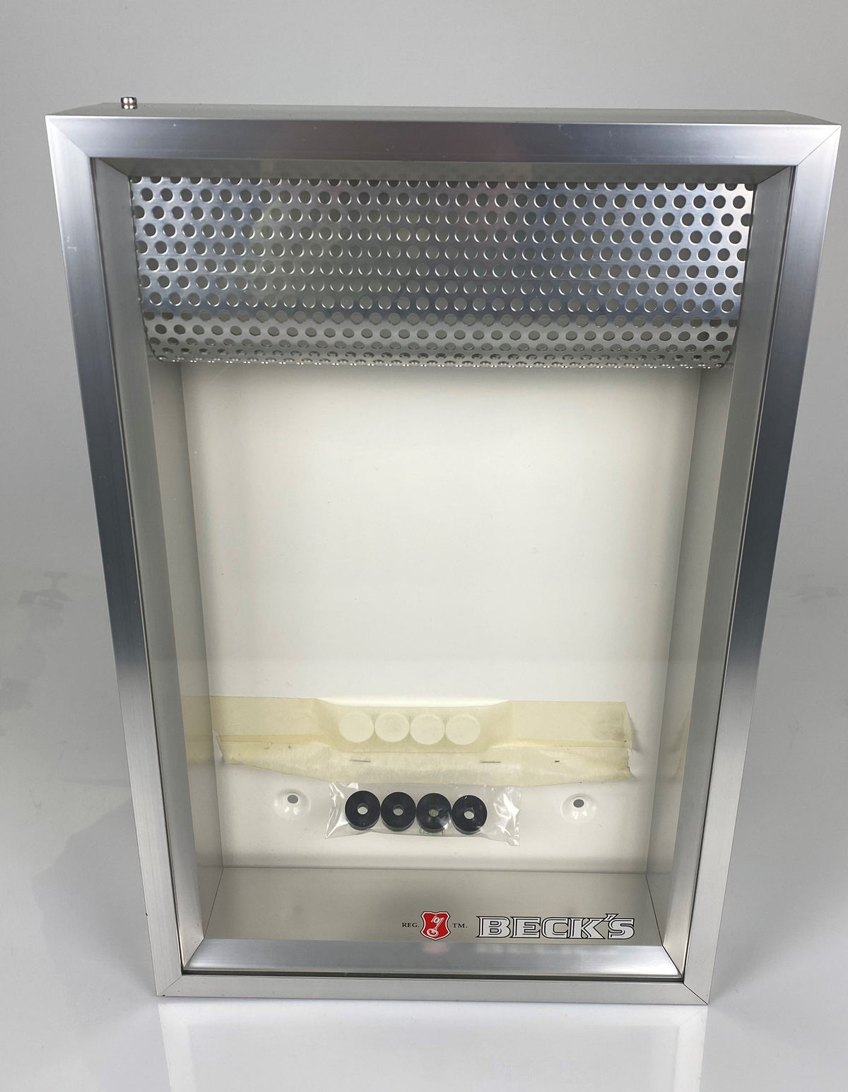 1x Gablota na piwo Becks Tablica menu LED 30 x 45 x 9