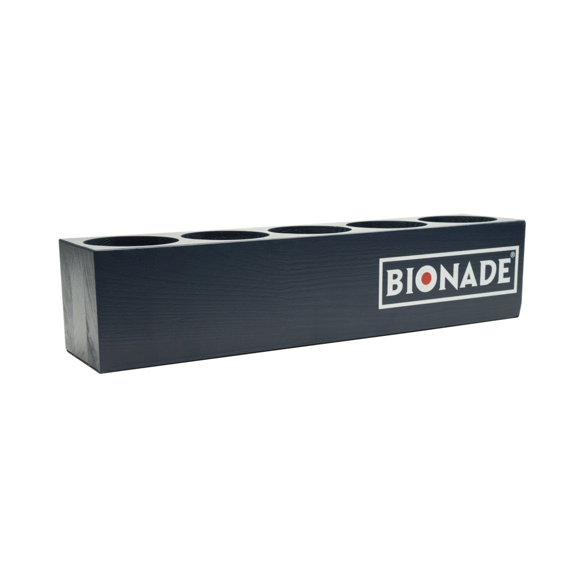 1x Bionade Softdrinks Glorifier Display drewniany niebieski 5 butelek – Widok 3