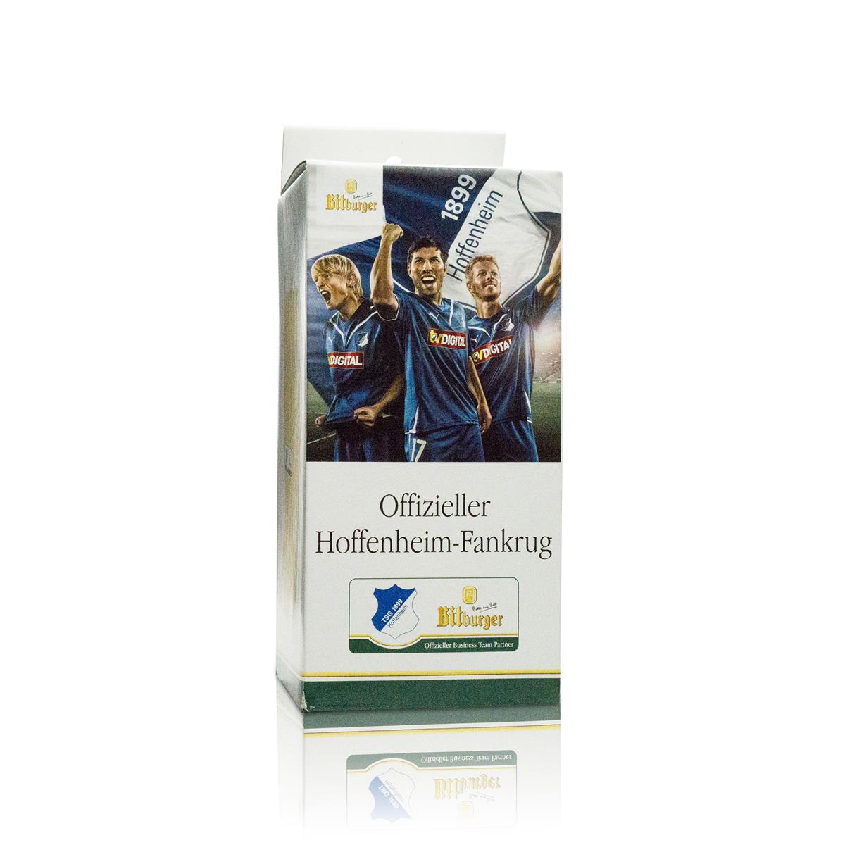 1x Szklanka do piwa Bitburger Kufel kibica Hoffenheim 500ml – Widok 3