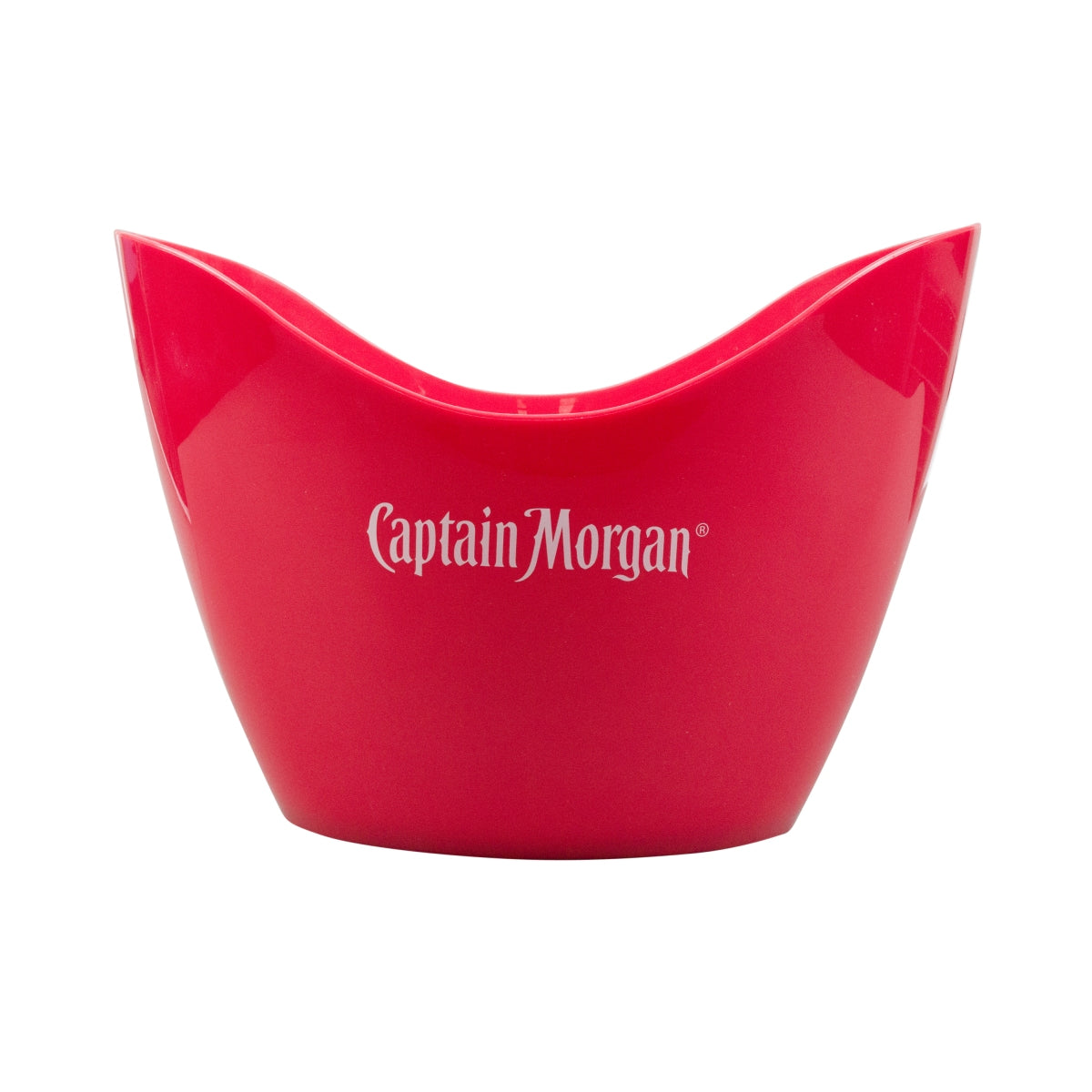 1x czerwony otwarty pojemnik chłodzący na rum Captain Morgan – Widok 2