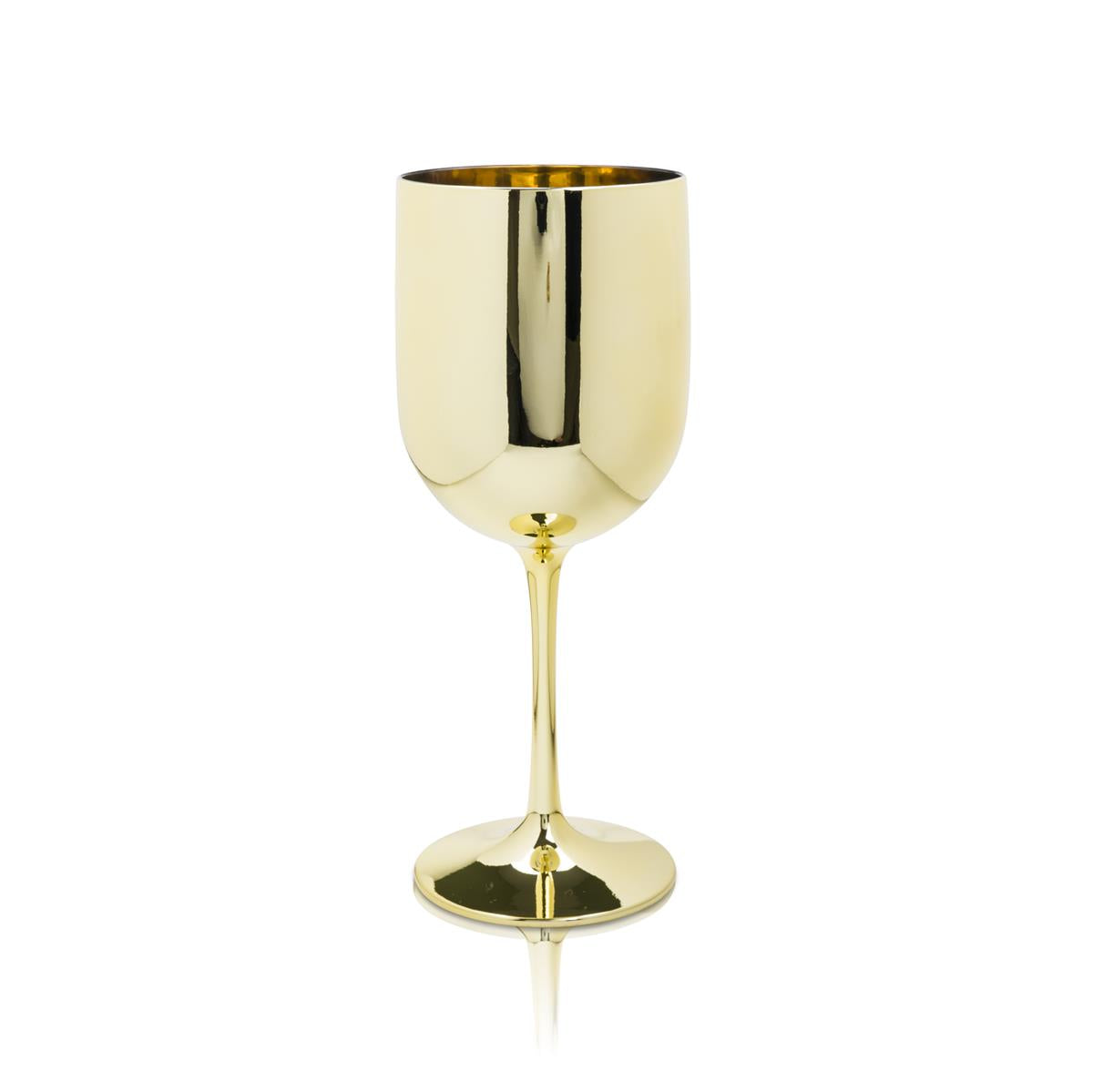 1x Ciroc vodka glass gold goblet plastic x Moschino – Widok 3