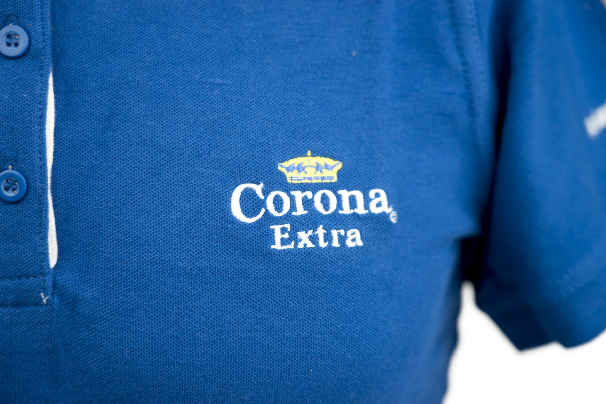 1x Corona beer polo damskie niebieskie rozmiar S – Widok 4
