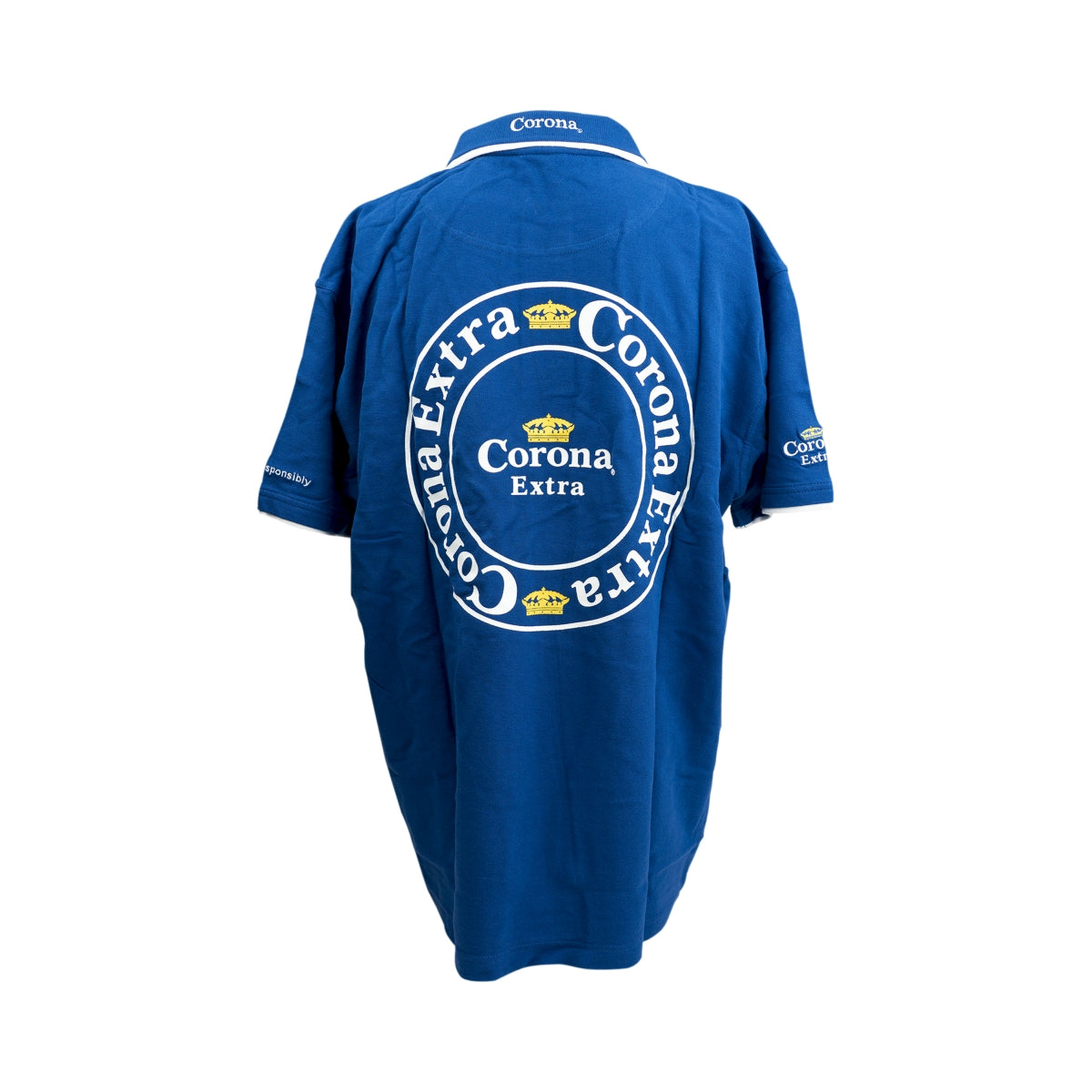 1x Corona beer polo męskie niebieskie rozmiar XL – Widok 2