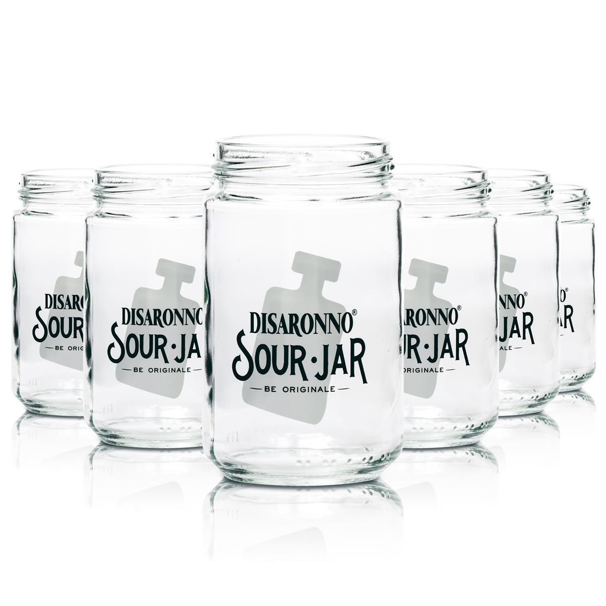 1x Disaronno Sour słoik na przetwory 0,25l mały bez pokrywki