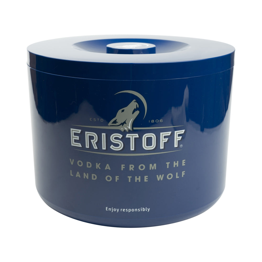 1x Eristoff Vodka cooler 10l pojemnik na lód niebieski