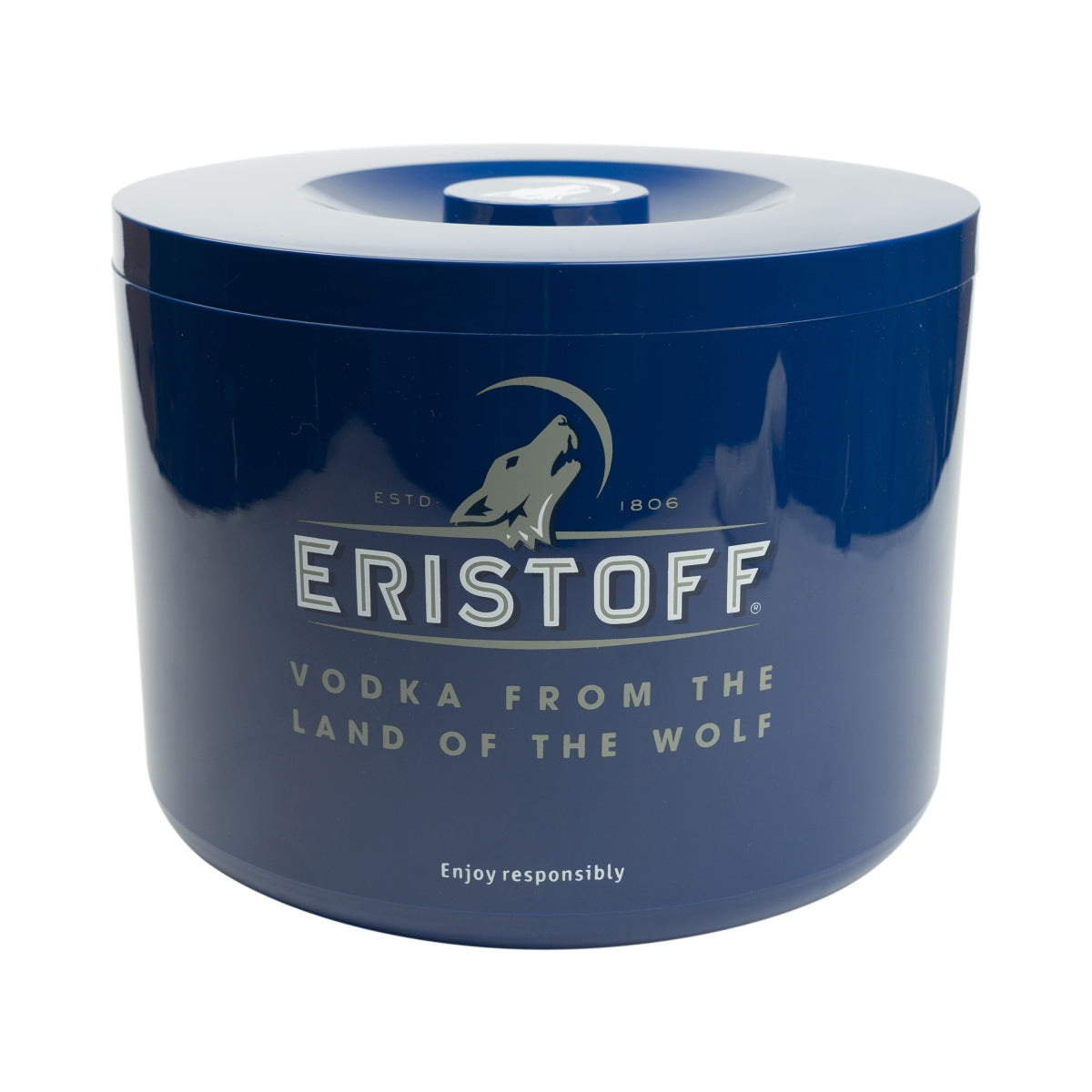 1x Eristoff Vodka cooler 10l pojemnik na lód niebieski
