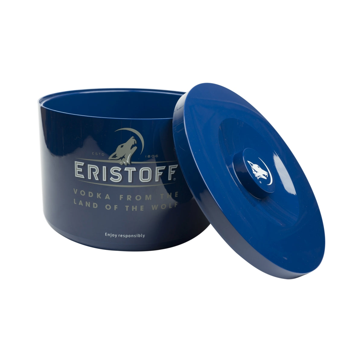 1x Eristoff Vodka cooler 10l pojemnik na lód niebieski – Widok 2