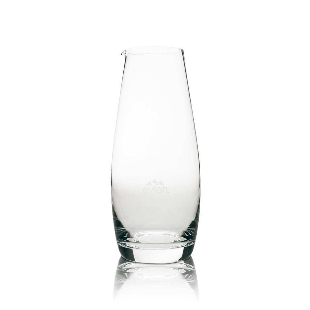 1x szklana karafka na wodę Evian 1l