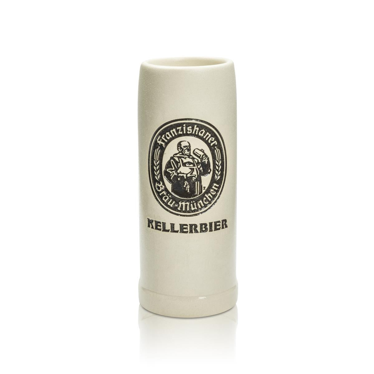 1x gliniany kufel do piwa Franziskaner 0,2l Kellerbier
