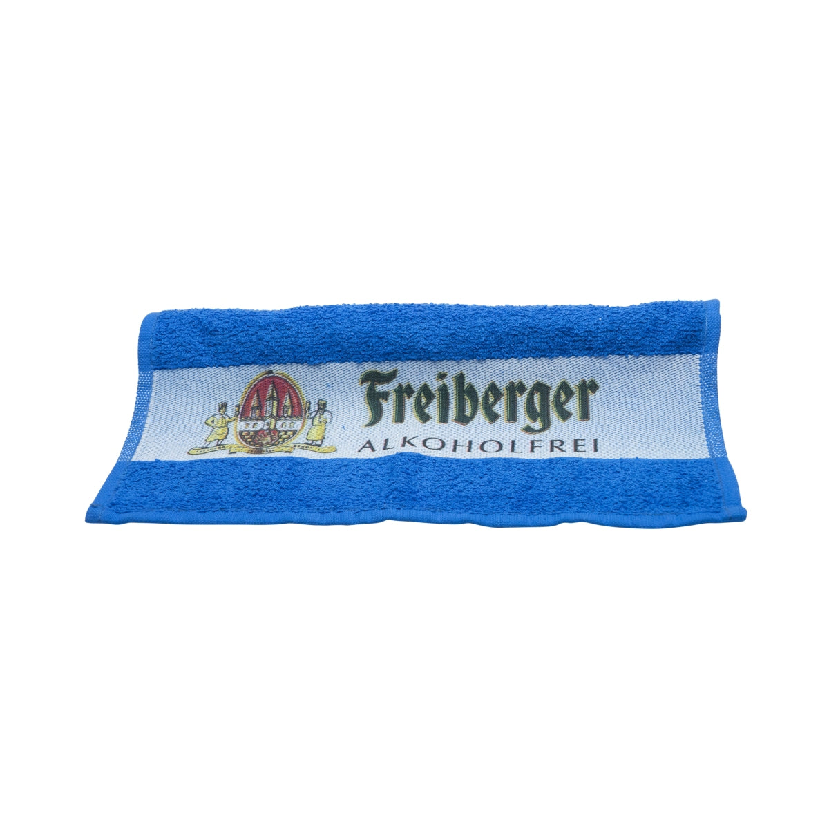 1x Ręcznik do piwa Freiberger niebieski mały 50x30 – Widok 4