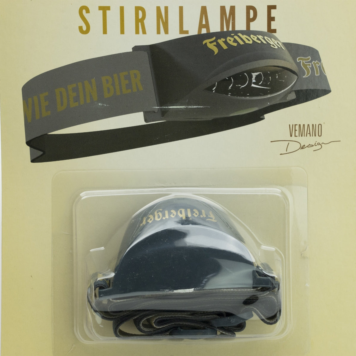 1x Freiberger Beer Headlamp Black Vemano – Widok 2