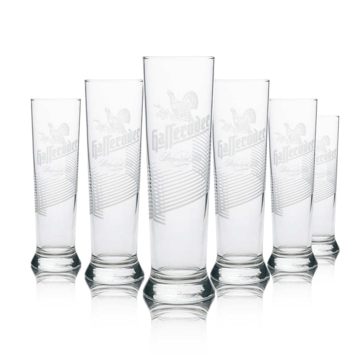 1x Szklanka do piwa Hasseröder Relief Premium Pils 300ml