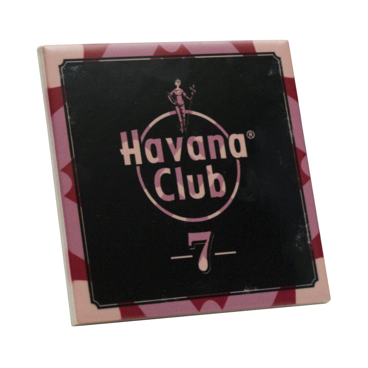 1x Havana Club Rum Coaster Porcelain Pink/Orange – Widok 2
