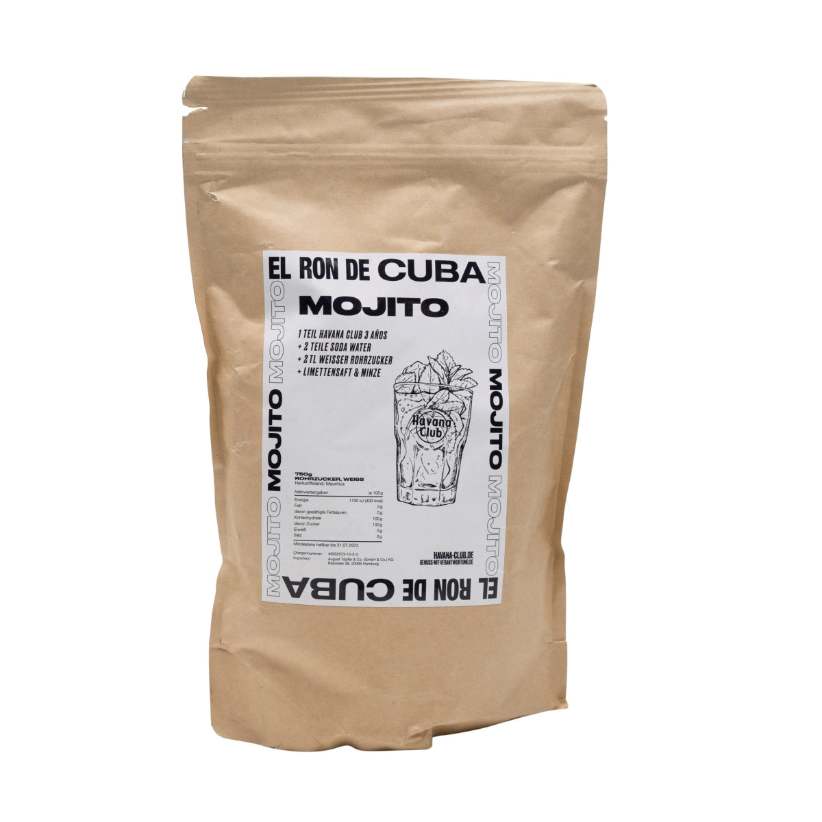 1x Havana Club Rum Sugar Biały cukier trzcinowy 750g – Widok 2
