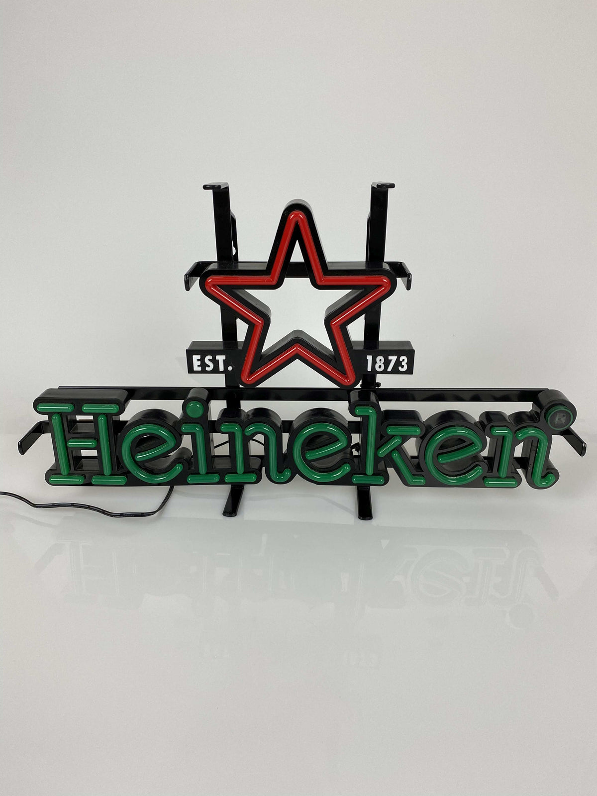 1x neon piwa Heineken z małym napisem – Widok 2