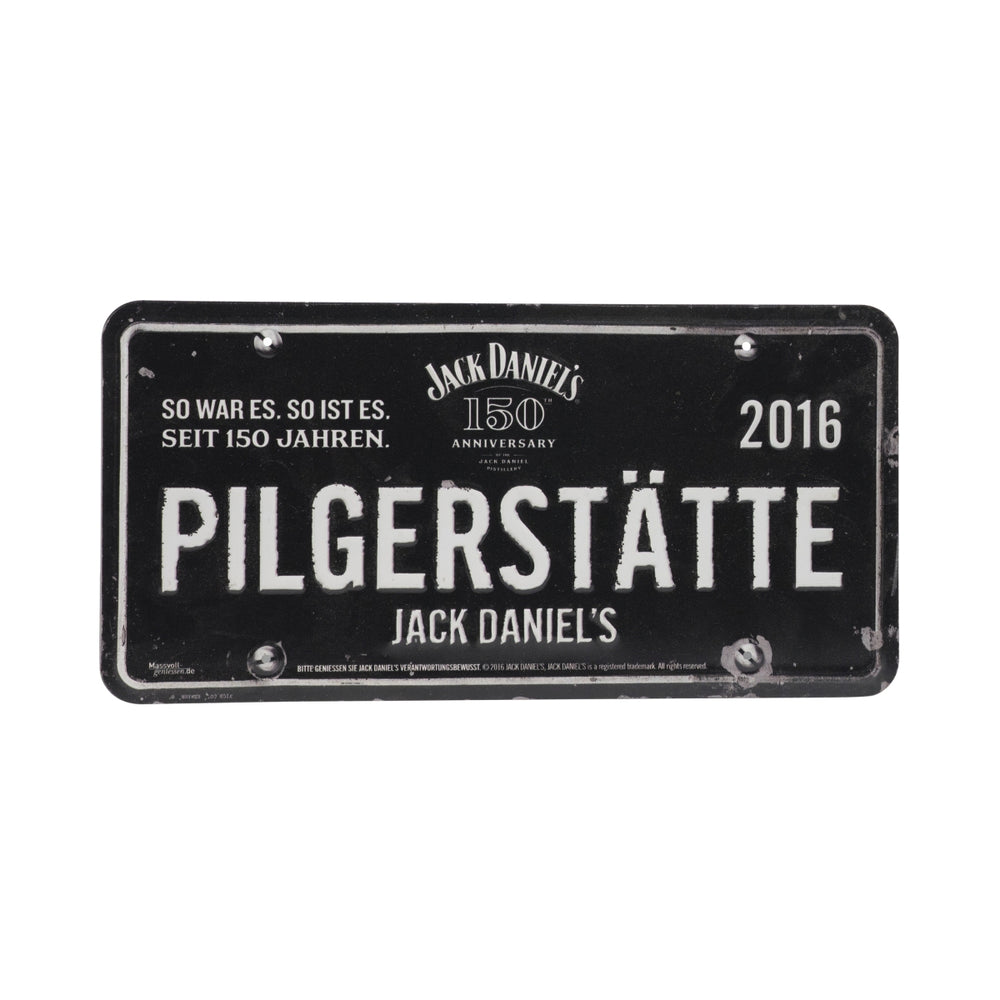 1x Jack Daniels Rum puszka znak miejsce pielgrzymki 2016 30,5x15