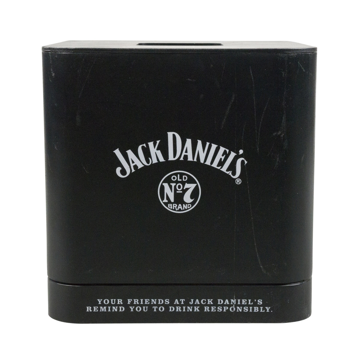 1x Jack Daniels Whiskey Cooler Black Square Pojemnik na lód