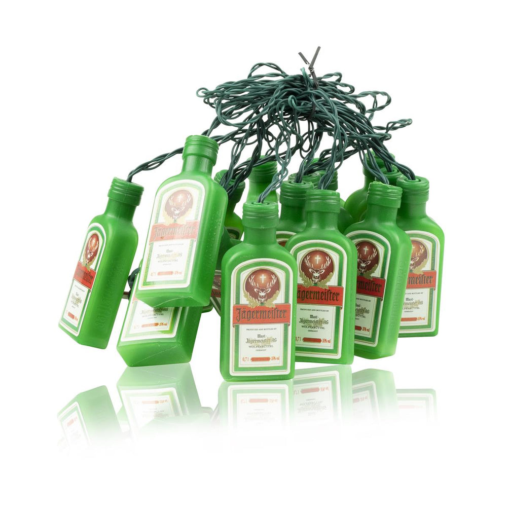 1x Jägermeister likier fairy lights mini butelki zielony
