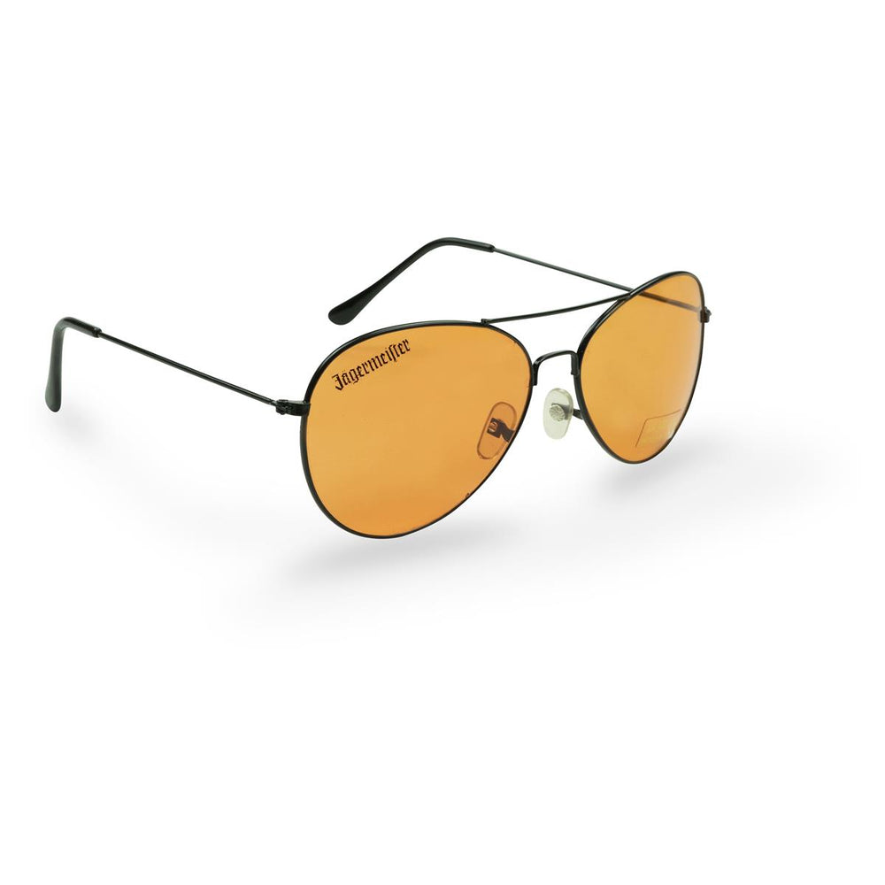 1x Jägermeister likier okulary przeciwsłoneczne retro pomarańczowe okulary przeciwsłoneczne aviator